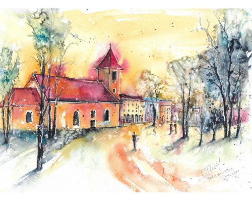 Peterskirchlein Aquarell